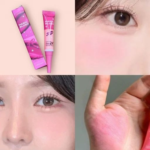 رژگونه حرارتی مایع صورتی